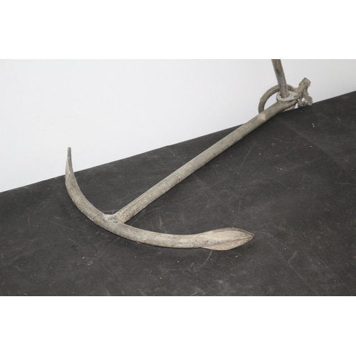 60 - Galvanized Metal Anchor 49cm Tall