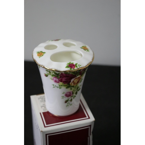 85 - Royal Albert Fine Bone China Toothbrush Holder