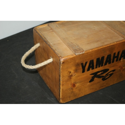 91 - Wooden Storage Box With Yamaha R6 Theme 37x25x23