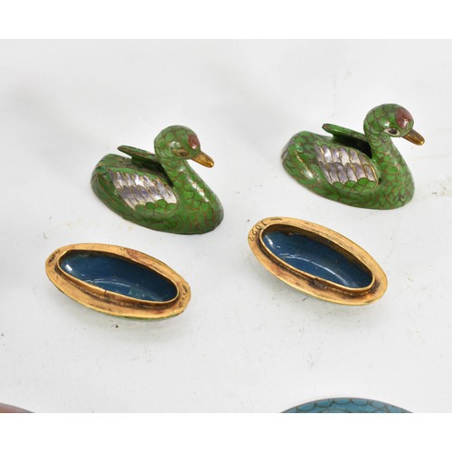 304 - A Collection Of 5 Enamel Objects Including Cloisonné