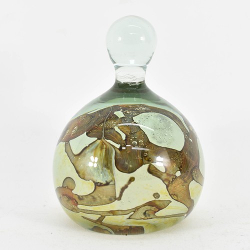 309 - A Stunning Mdina Art Glass Paperweight - Signed To Base. 11cm Height.