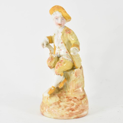 315 - A Believed To Be Meissen Figurine. Height 14.7cm. (A/F).