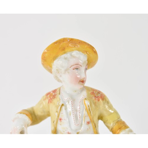 315 - A Believed To Be Meissen Figurine. Height 14.7cm. (A/F).