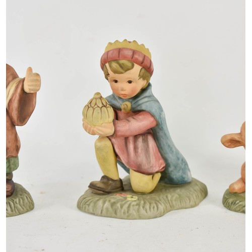 317 - A Collection Of 3 Goebel Hummel Figurines. Joseph BH 26/B 1996, Caspar BH 26/C 1996, Boy With Calf B... 