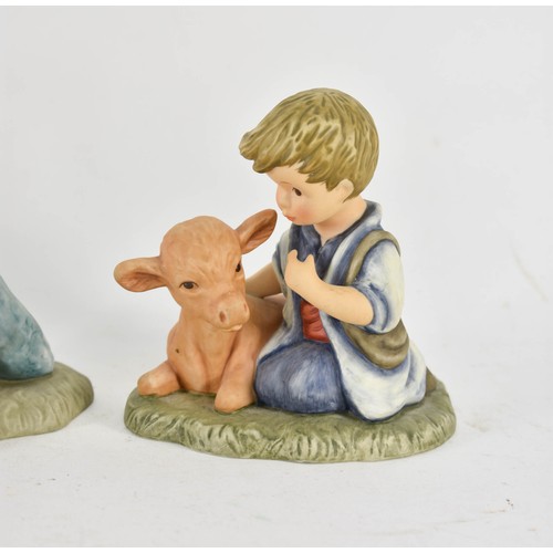 317 - A Collection Of 3 Goebel Hummel Figurines. Joseph BH 26/B 1996, Caspar BH 26/C 1996, Boy With Calf B... 