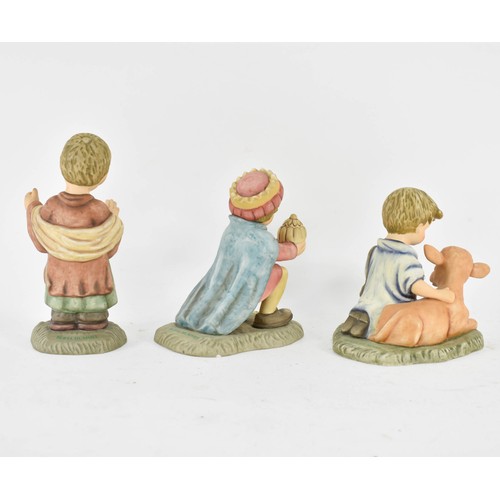 317 - A Collection Of 3 Goebel Hummel Figurines. Joseph BH 26/B 1996, Caspar BH 26/C 1996, Boy With Calf B... 