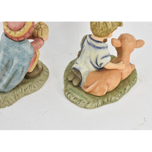 317 - A Collection Of 3 Goebel Hummel Figurines. Joseph BH 26/B 1996, Caspar BH 26/C 1996, Boy With Calf B... 