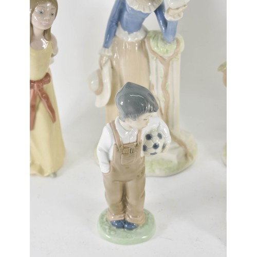 328 - A Collection Of 6 Figurines Including Lladro, Spode And Nao. Some (A/F).