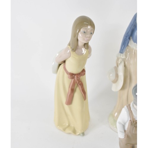 328 - A Collection Of 6 Figurines Including Lladro, Spode And Nao. Some (A/F).