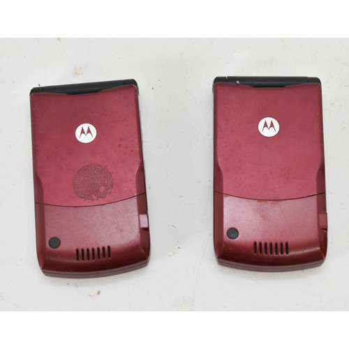 330 - A Pair Of Two Motorola V3 Razr Mobile Phones (untested).