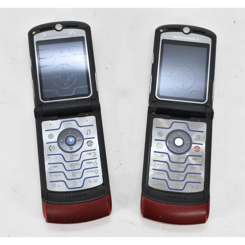 330 - A Pair Of Two Motorola V3 Razr Mobile Phones (untested).