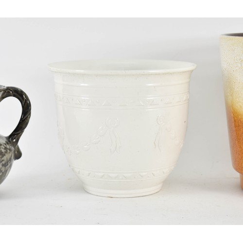 339 - A Collection Of 3 West German Pottery Items Including A Keramik Jug (511/11), Scheurich Plant Pot (9... 