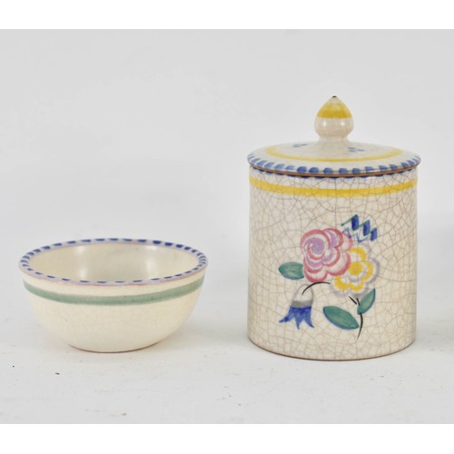 359 - A Collection Of 3 Poole Pottery Items Featuring A Floral Motif Design