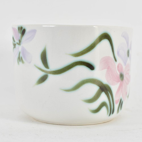 361 - A Poole Pottery Flower Pot Featuring A Floral Design. 10cm Height.