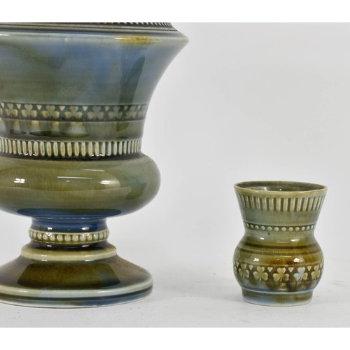 373 - 2 Irish Porcelain Items Including A Vase