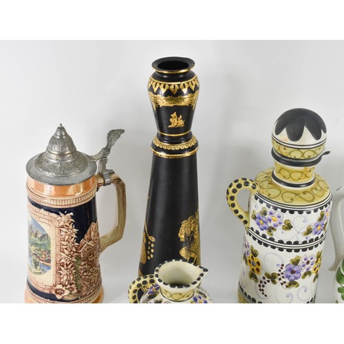 377 - A Quantity Of 8 Mixed Objects Of Foreign Origin Including A German Stein