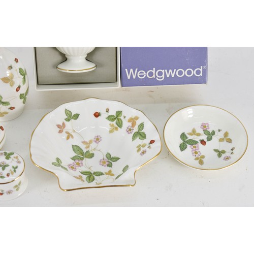 381 - A Collection Of Wedgwood Wild Strawberry Items Including One Boxed