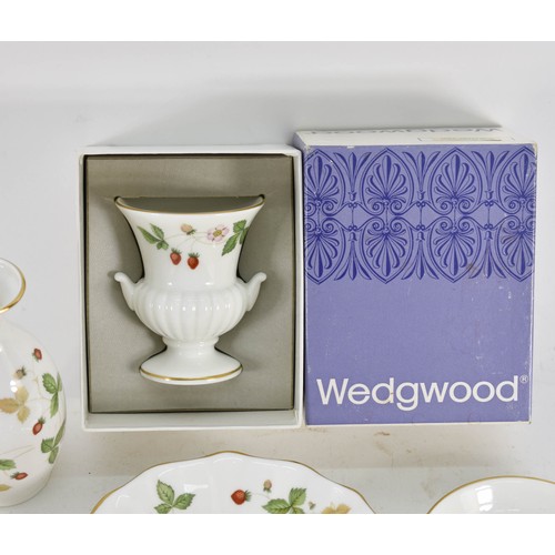 381 - A Collection Of Wedgwood Wild Strawberry Items Including One Boxed