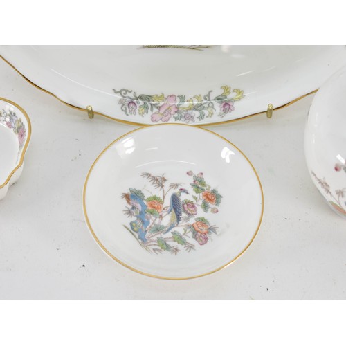 383 - A Collection Of 4 Wedgwood Kutani Crane Items Including A Plate And Dishes