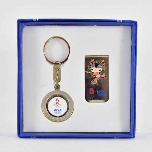 388 - A Beijing Olympics Visa Keyring In Box