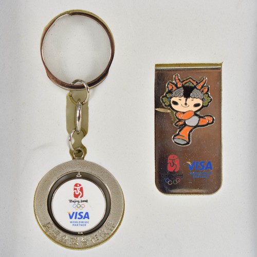 388 - A Beijing Olympics Visa Keyring In Box