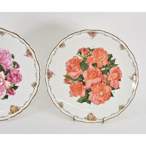 409 - 2 Royal Albert Collectors Plates Featuring Floral Designs - 1990. 21cm Diameter.