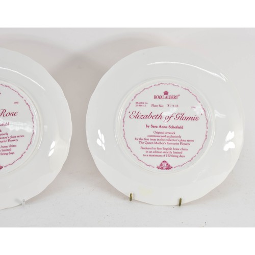 409 - 2 Royal Albert Collectors Plates Featuring Floral Designs - 1990. 21cm Diameter.