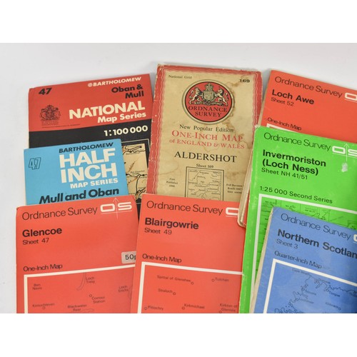 411 - A Collection Of Various Ordinance Survey Maps - Some Vintage