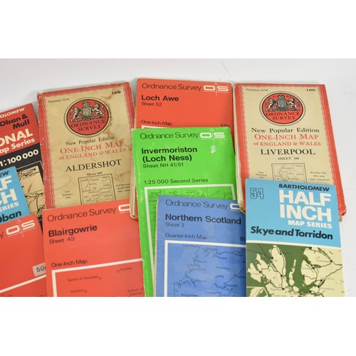 411 - A Collection Of Various Ordinance Survey Maps - Some Vintage