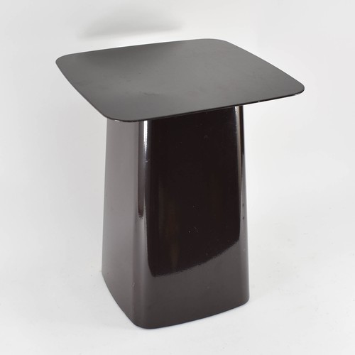 424 - A Dark Brown Metal Vitra Side Table Designed By Ronan & Erwan Bouroullec, 2004. RRP £455.

