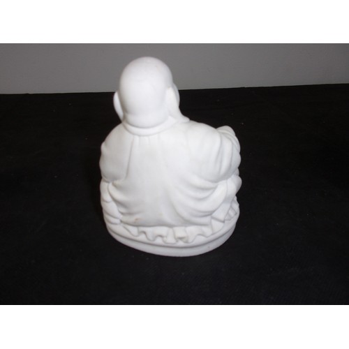 431 - Carved Onyx Elephant and a Buddha with a bit of a Smile