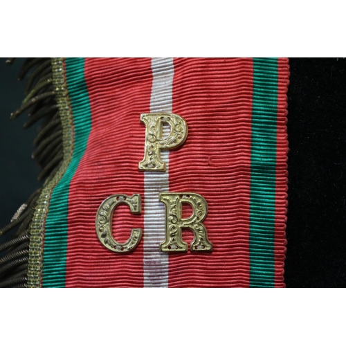 537 - Vintage Sash by George Tuthill of London for the Ancient Order of Foresters - Past Chief Ranger