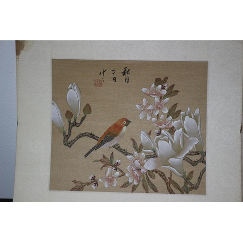 552 - Pair of Believed to be Watercolour on Silk Japanese Paintings