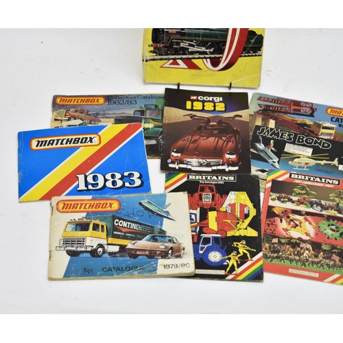 462 - A Quantity Of Vintage Toy Manuals Including Matchbox, Corgi And Britains