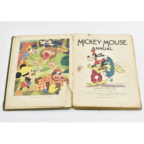 467 - 6 Vintage Annuals Including Rupert The Bear And Mickey Mouse (1949).