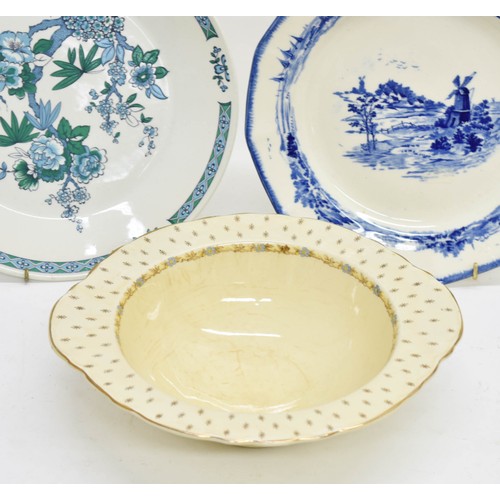 473 - A Collection Of 3 Items Including 2 Plates (One By Meakin And One Doulton) And A Tureen