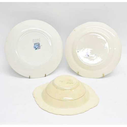 473 - A Collection Of 3 Items Including 2 Plates (One By Meakin And One Doulton) And A Tureen