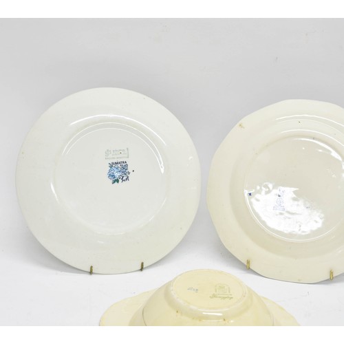 473 - A Collection Of 3 Items Including 2 Plates (One By Meakin And One Doulton) And A Tureen