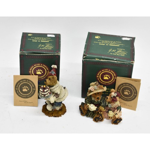 474 - A Pair Of Boxed Boyds Bears Figurines