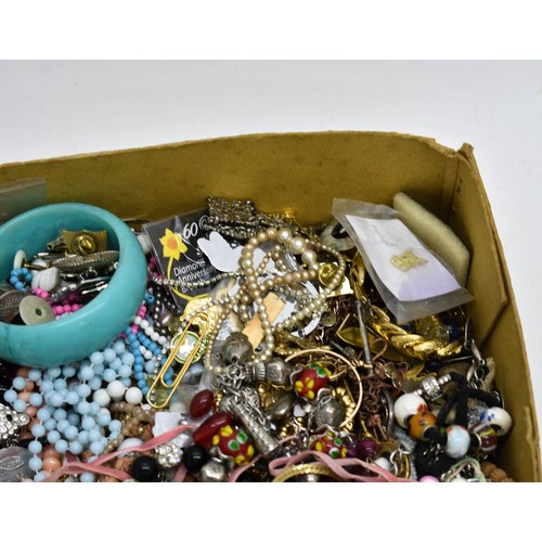 485 - A Quantity Of Costume Jewellery Including Necklaces, Brooches And Bracelets