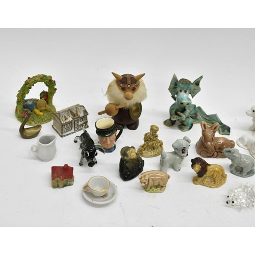 490 - A Collection Of Small Ornaments Including Wade