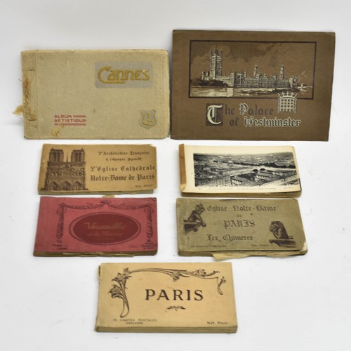 492 - A Collection Of French Postcards In Booklets Including Paris And Notre Damne