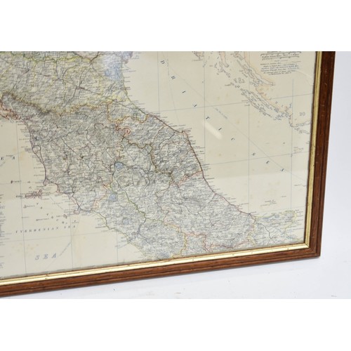 506 - A F/M/G Antique Map Of Italy Taken From Keith Johnston's General Atlas Dated 1873