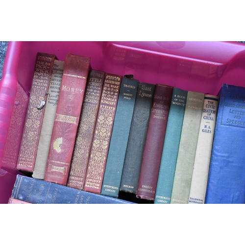 74 - A Box Of Decorative Vintage Books