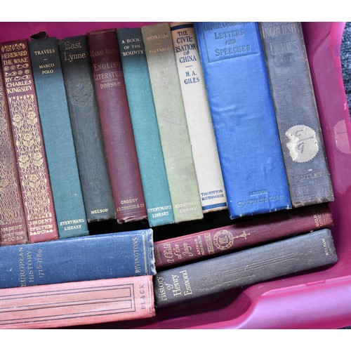 74 - A Box Of Decorative Vintage Books