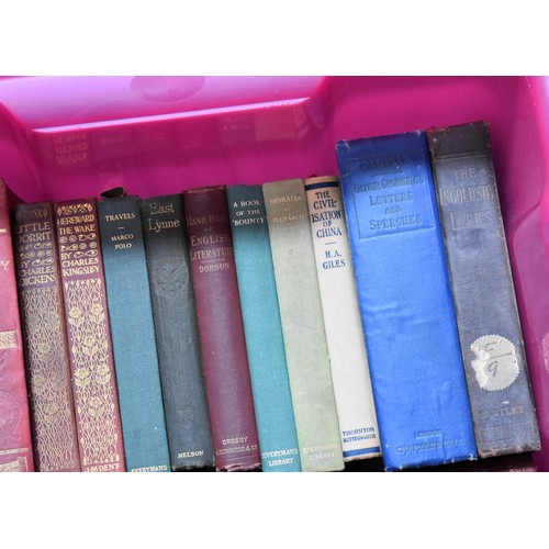 74 - A Box Of Decorative Vintage Books