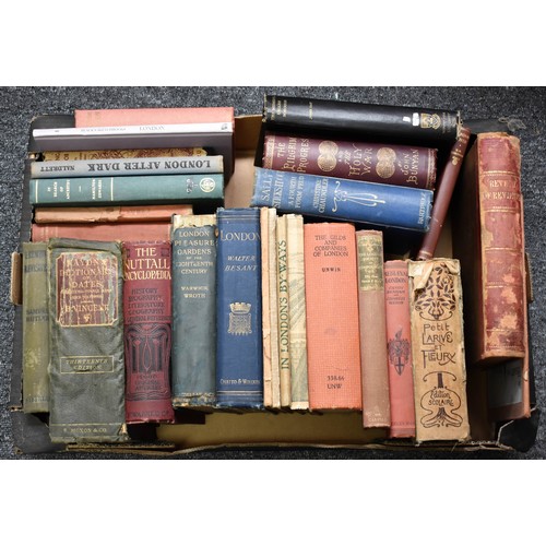 75 - A Box Of Decorative Antique Vintage Books