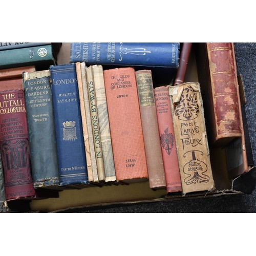 75 - A Box Of Decorative Antique Vintage Books