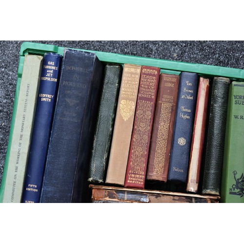 76 - A Crate Of Decorative Vintage Books