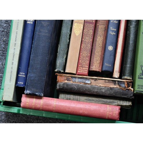 76 - A Crate Of Decorative Vintage Books